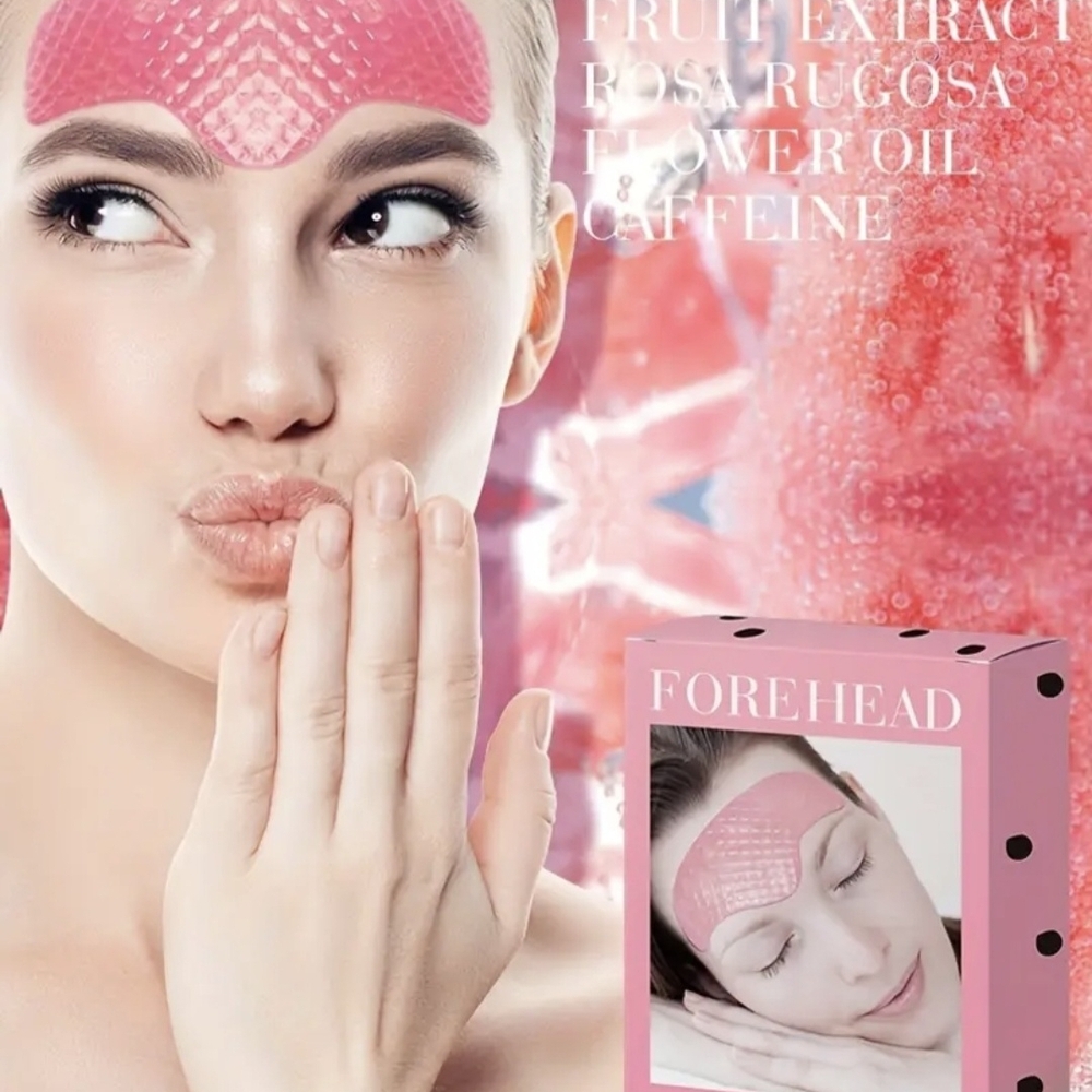 Pink Forehead Hydration Mask-15 Count! - Picture 2 of 9